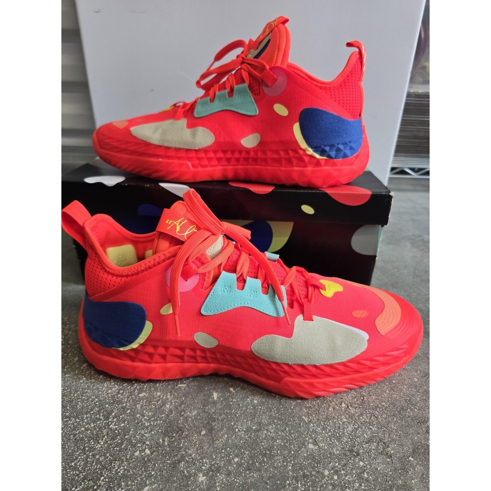 Adidas Harden Vol. 5 Futurenatura Shoes Mens Size 12 Red Multi Basketball H68684